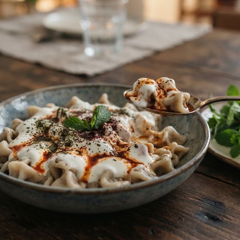 Manti recept