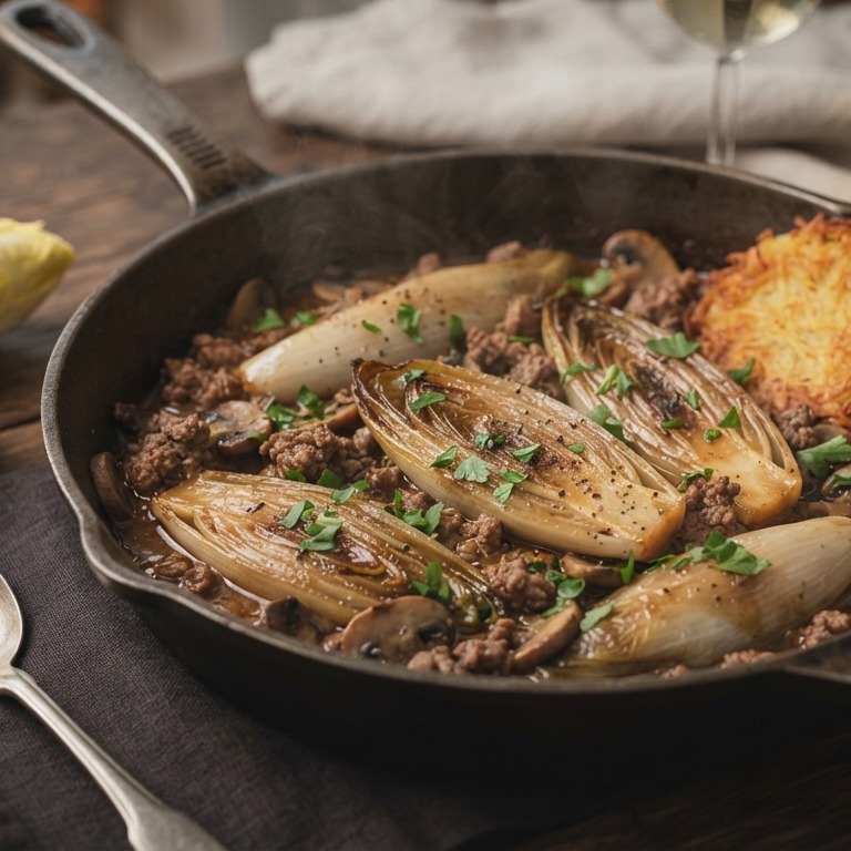 Marbia's witlof in de hapjespan recept