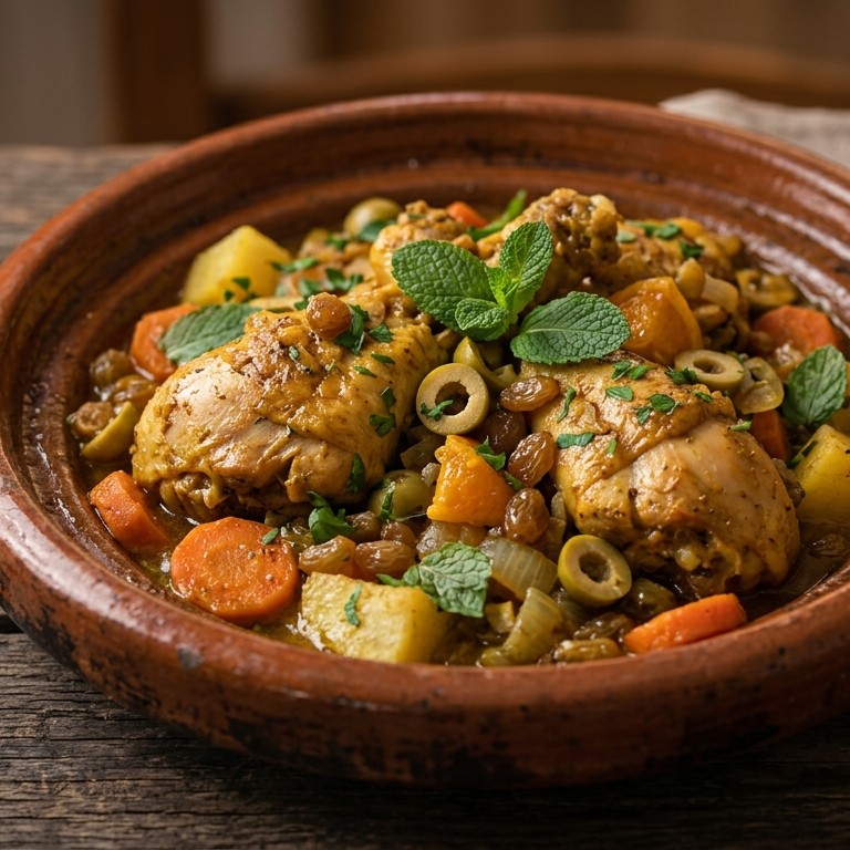 Marokkaanse kip recept