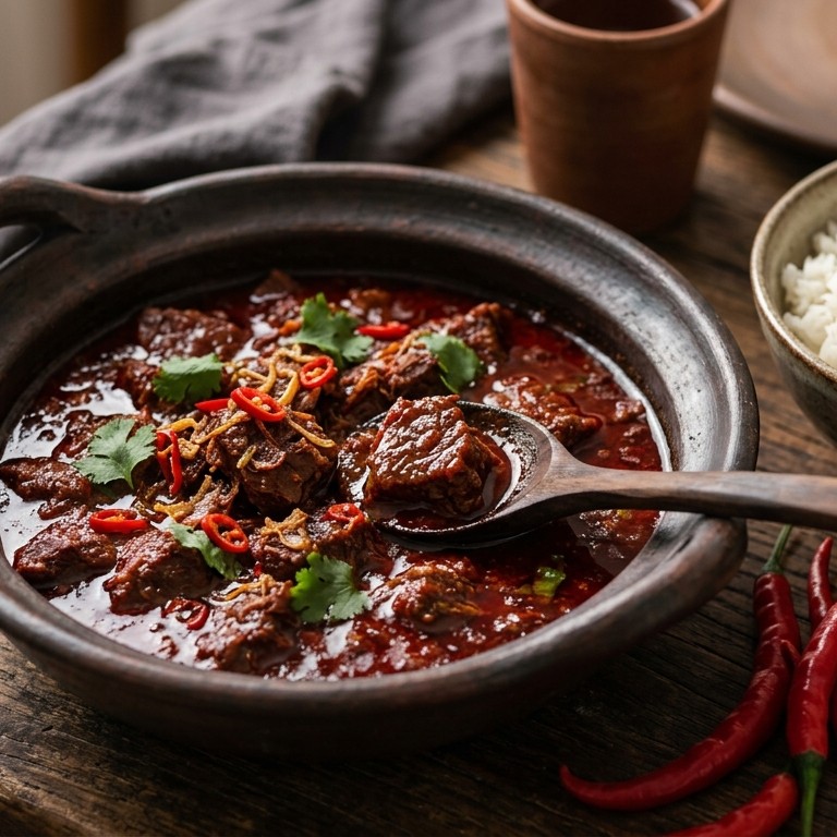 Masak habang samarinda (rundvlees met een rode saus) recept