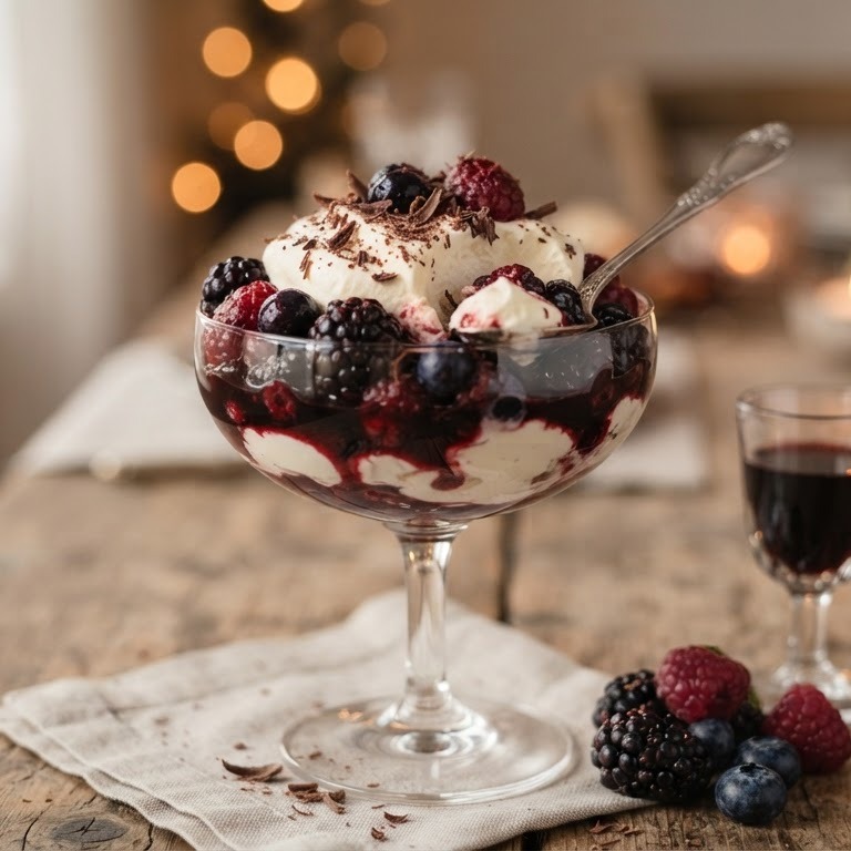 Mascarpone met bosvruchten recept