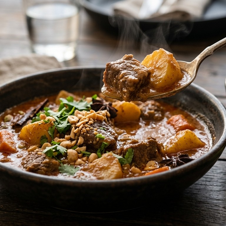 Massaman curry recept