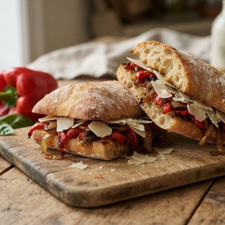 Mediterrane gevulde ciabatta recept