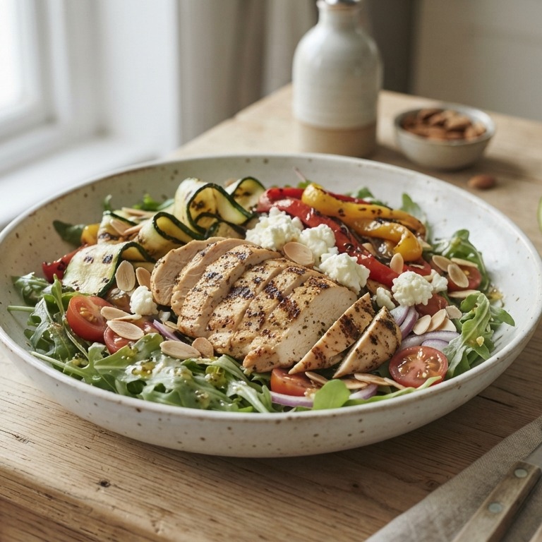 Mediterrane kipsalade recept