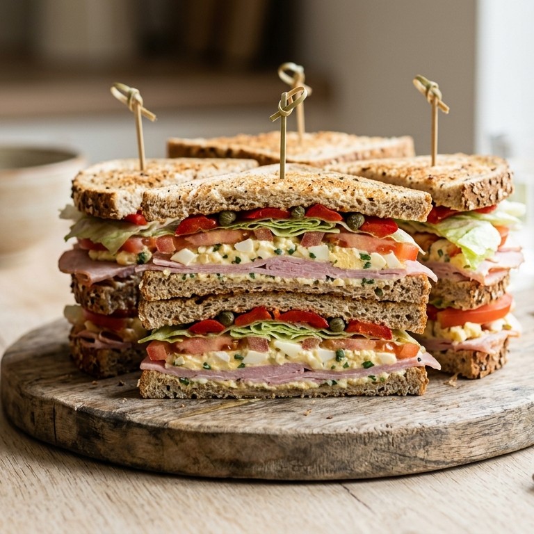 Meergranenclubsandwich recept