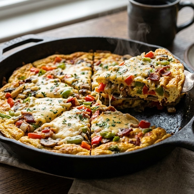 Mega omelet recept