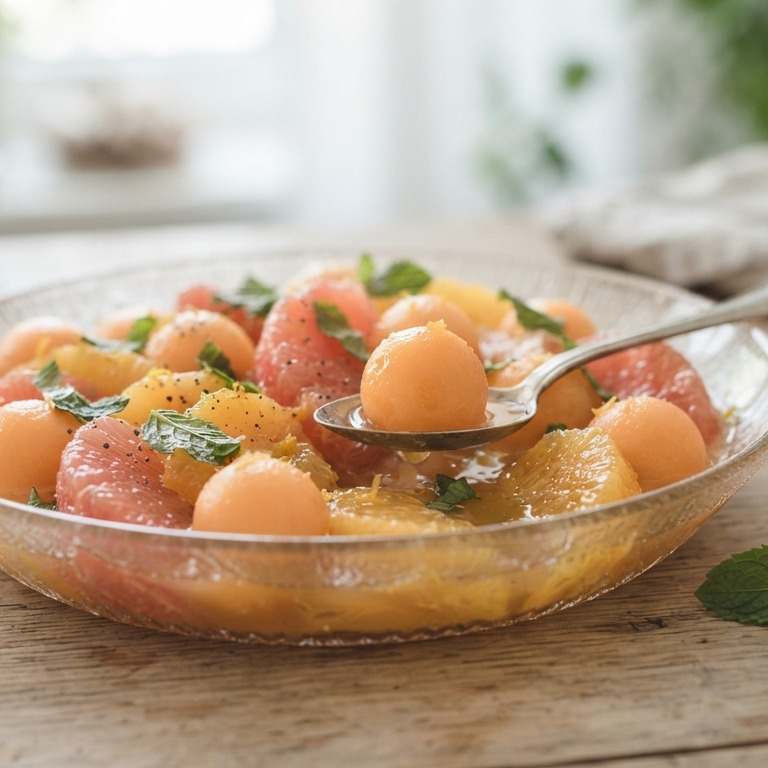 Meloen-grapefruit salade recept