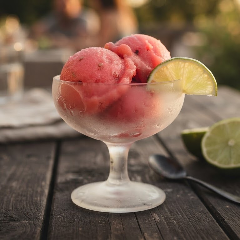 Meloensorbet recept