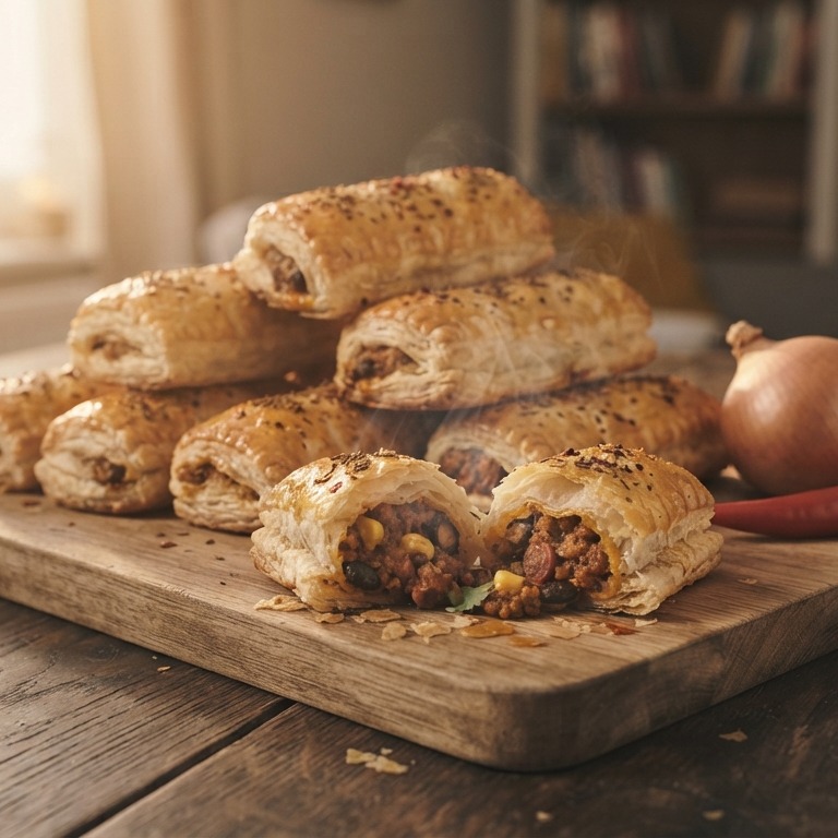 Mexicaanse saucijzenbroodjes recept