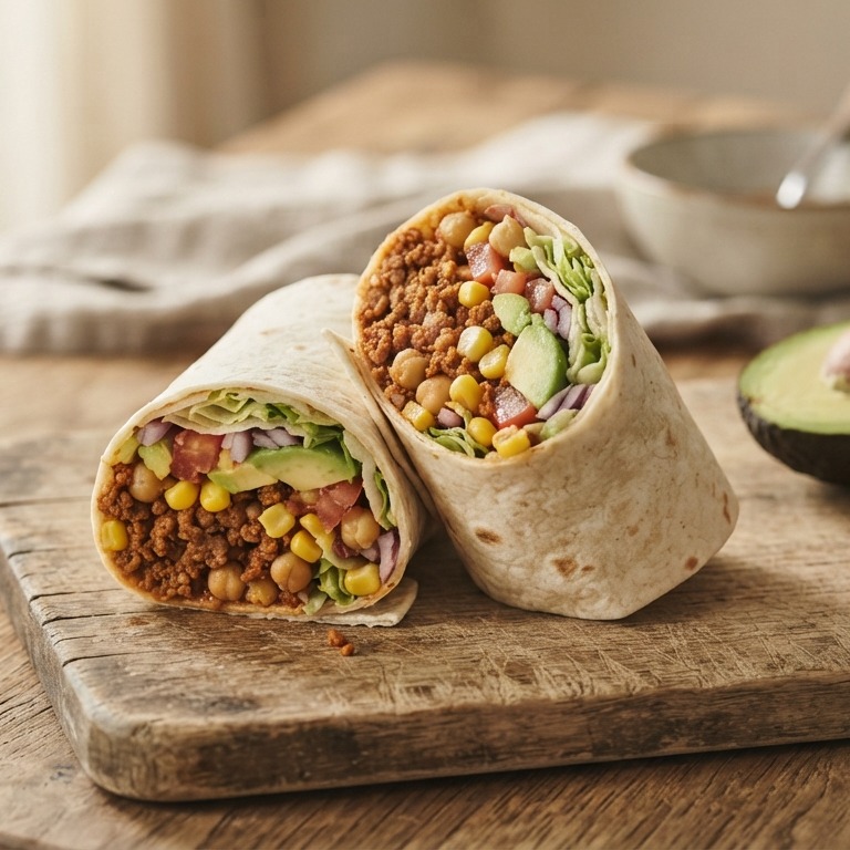 Mexicaanse wrap met kikkererwten recept