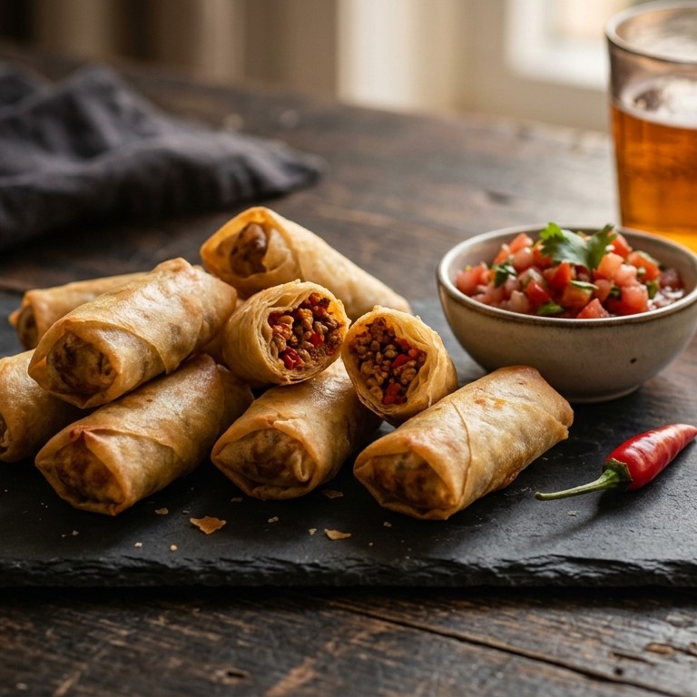 Mexican loempia (klein) recept