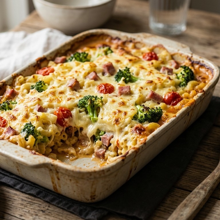 Miekkslook macaroni-ovenschotel recept