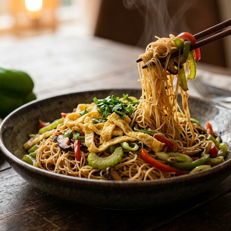 Mihoen met bleekselderij recept
