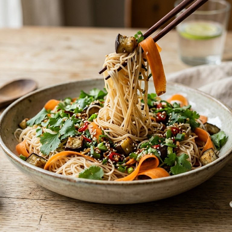 Mihoensalade met worteltjes recept