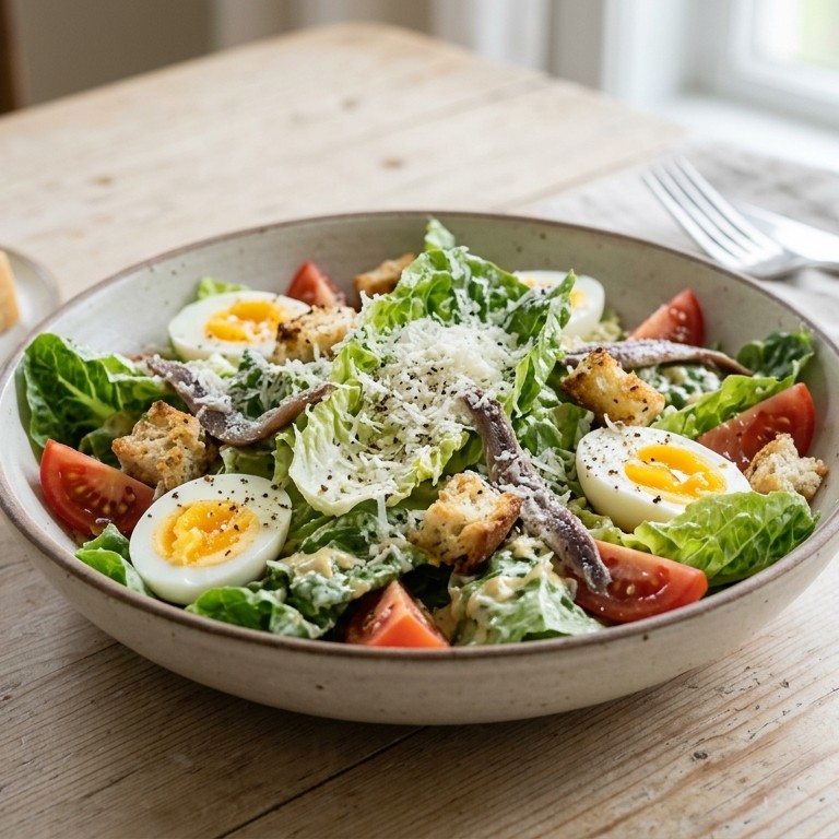 Mijn eigen Caesar salad recept