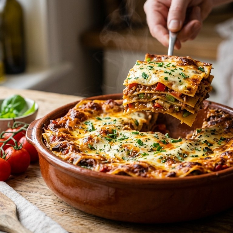 Milde lasagne recept