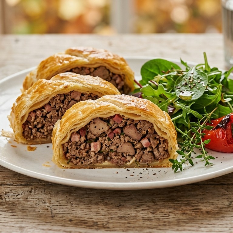 Minced beef strudel (Gehaktstrudel) recept
