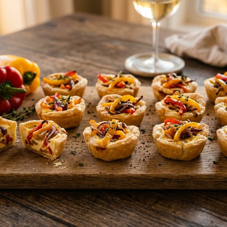Mini-paprikataartjes recept
