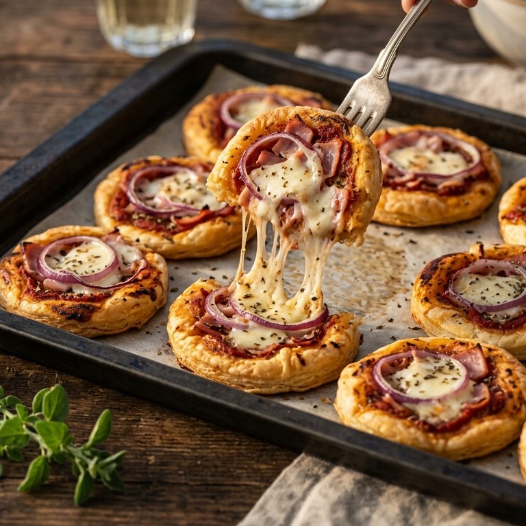 Mini pizza recept