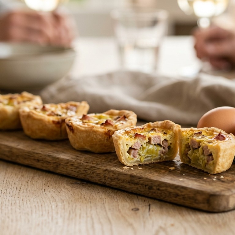Mini quiches met prei recept