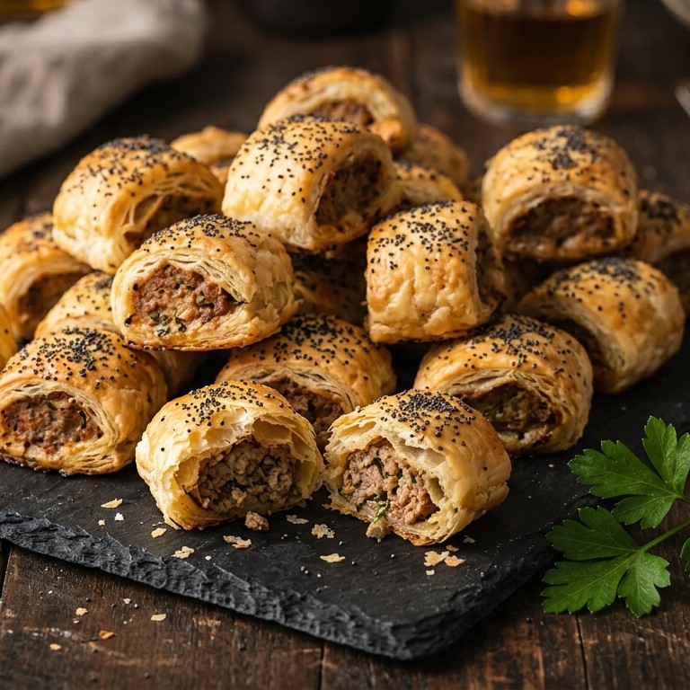 Mini sauzijzenbroodjes recept
