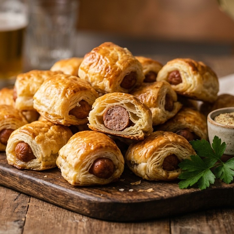 Mini worstenbroodjes recept