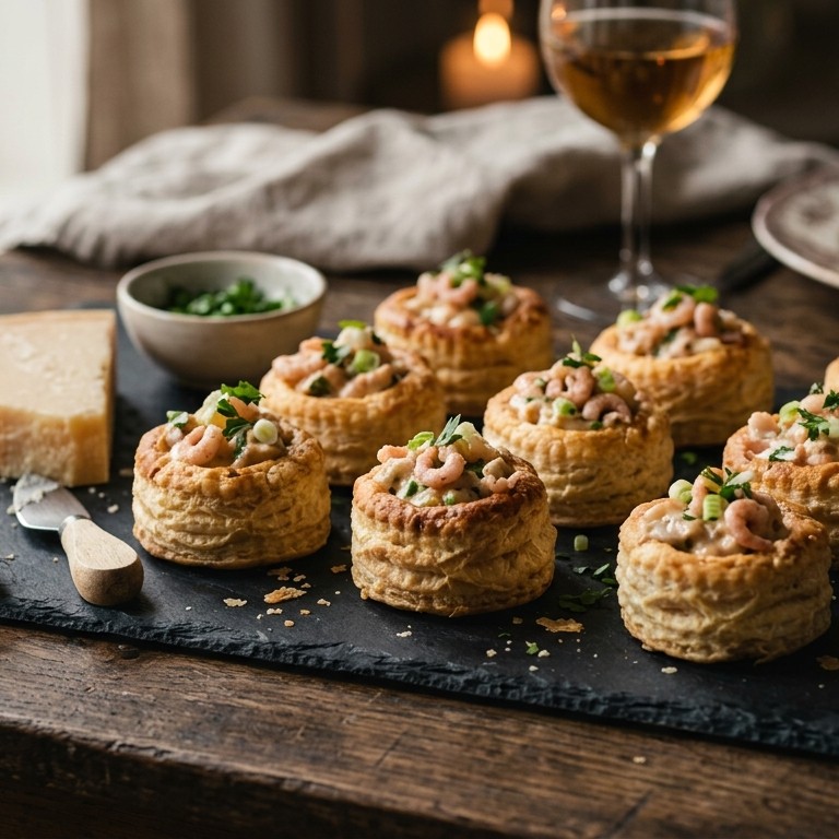Minipasteibakjes met garnalenragout recept