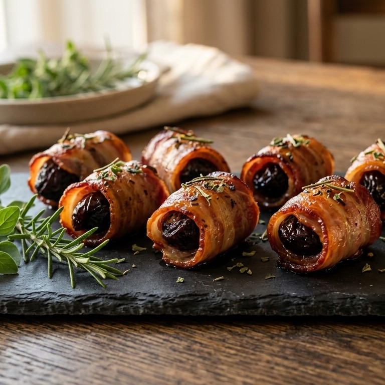 Minirollades met pruimen recept