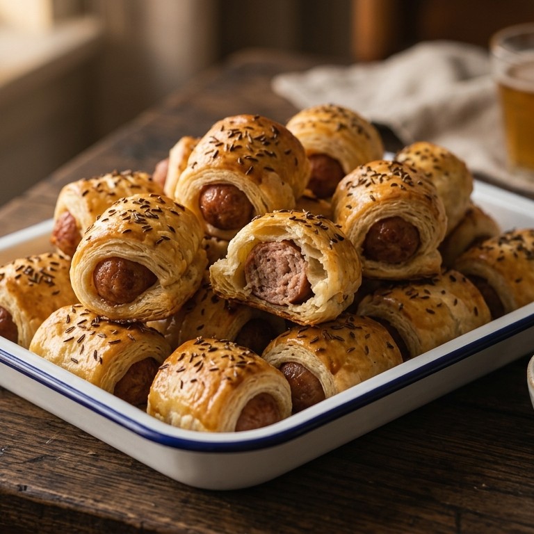 Minisaucijzenbroodjes recept