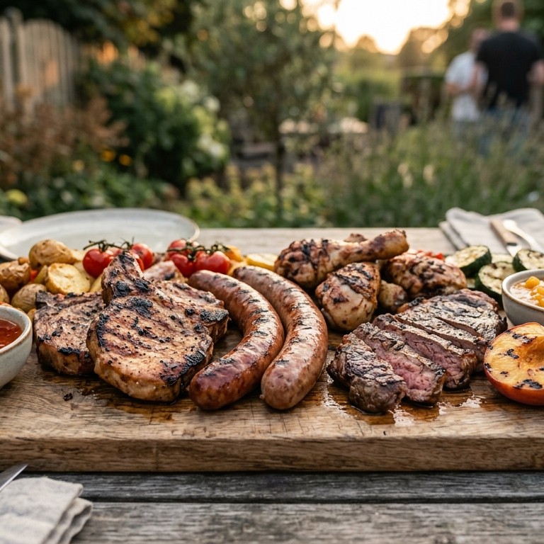 Mixed grill met dipsausjes recept