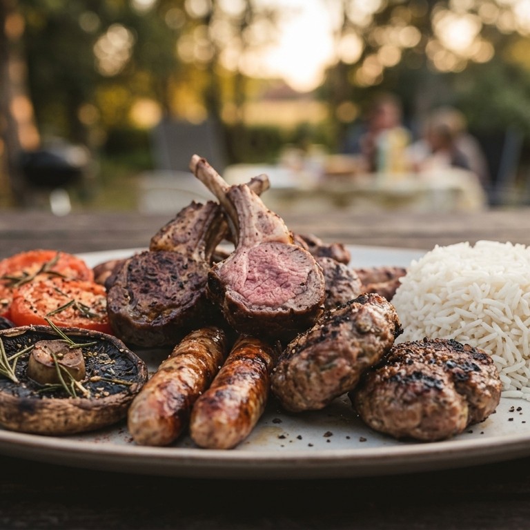 Mixed grill met lamsvlees recept