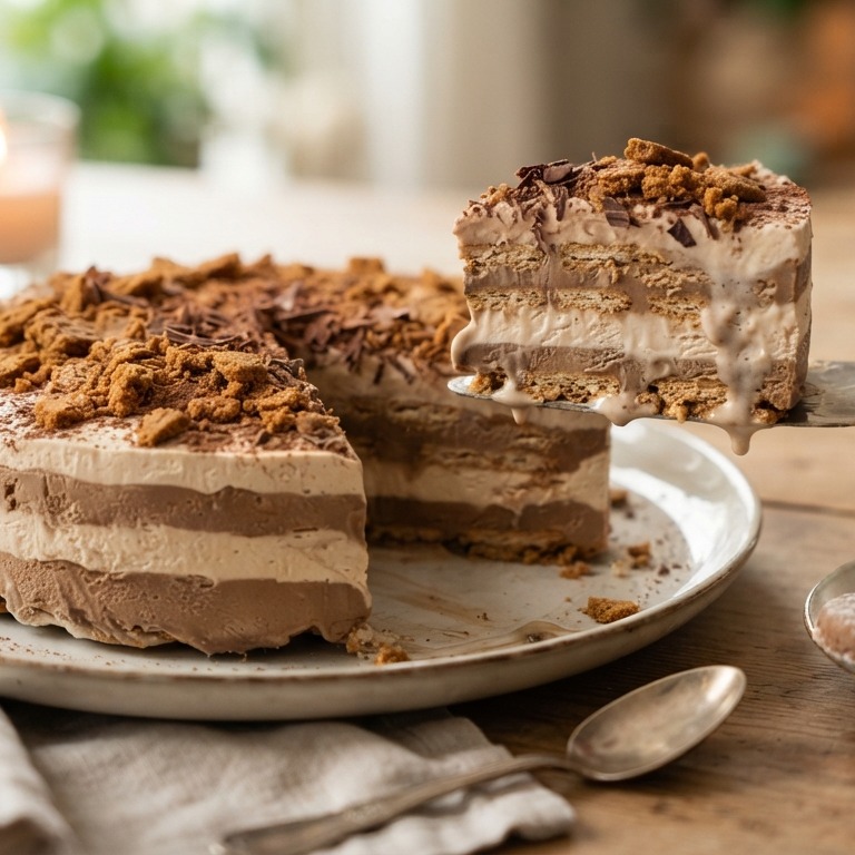 Mocca ijstaart recept