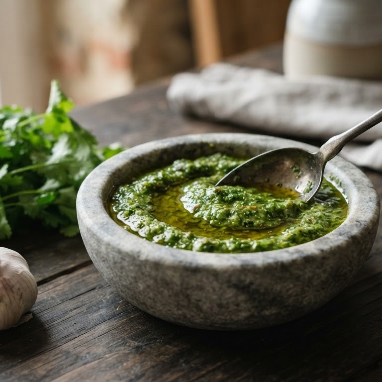 Mojo verde (Spaanse groene saus) recept