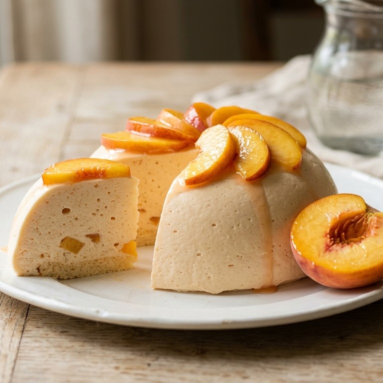 MonChou-perzik-pudding recept