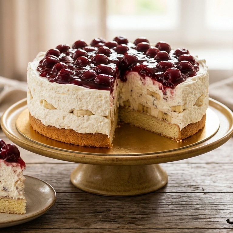 Monchoutaart met cakebodem recept