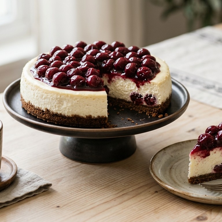 Monchoutaart met kersen recept