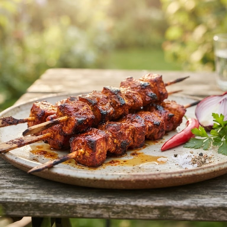 Moorse spiesjes recept
