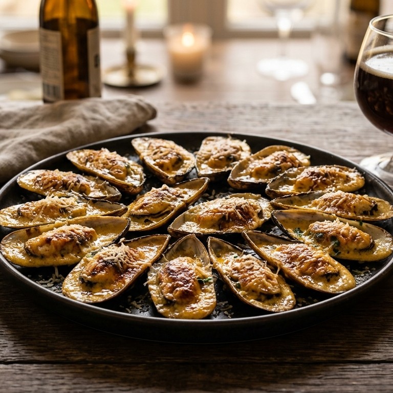 Mosselen in de schelp met bier recept