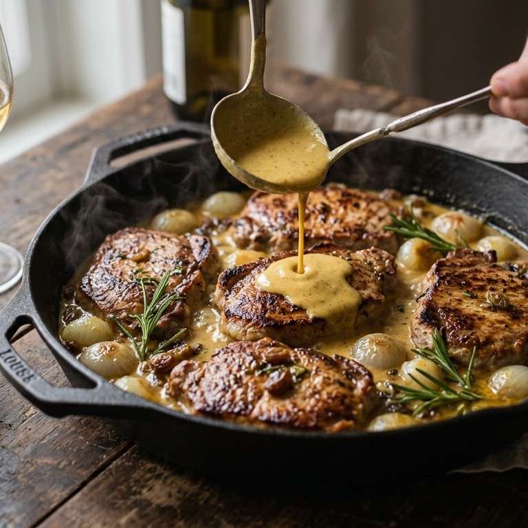 Mosterd hamlampjes recept