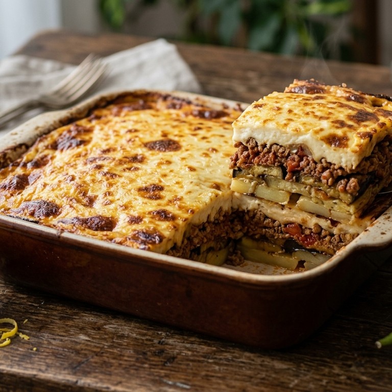 Moussaka (traditionele Griekse lunchschotel) recept