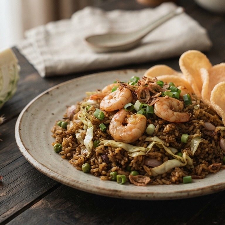 Nasi goreng met garnalen recept