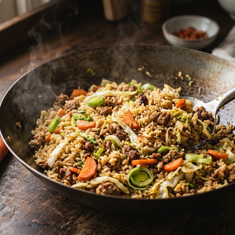 Nasi,  snel en voordelig recept