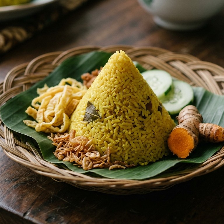 Nasikuning  (gele rijst) recept