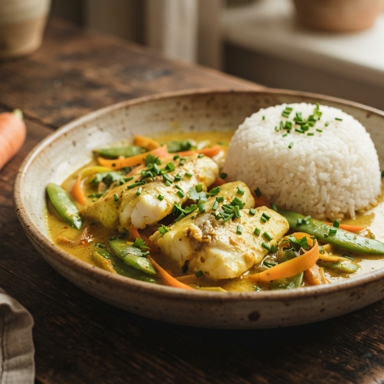 Nijlbaars met pittige kerriesaus recept