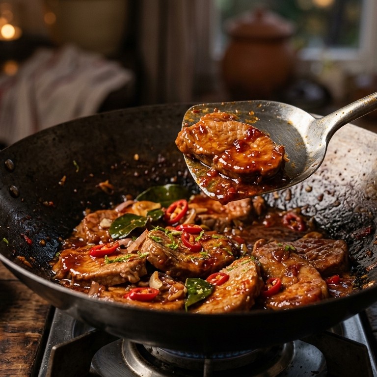 Nonja-varkensfilet met limoen en chilipepers recept