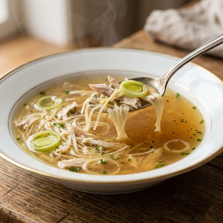 Nostalgische kippensoep recept