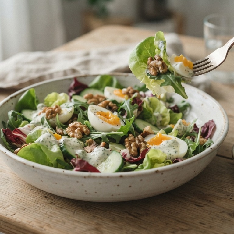 Notensalade recept