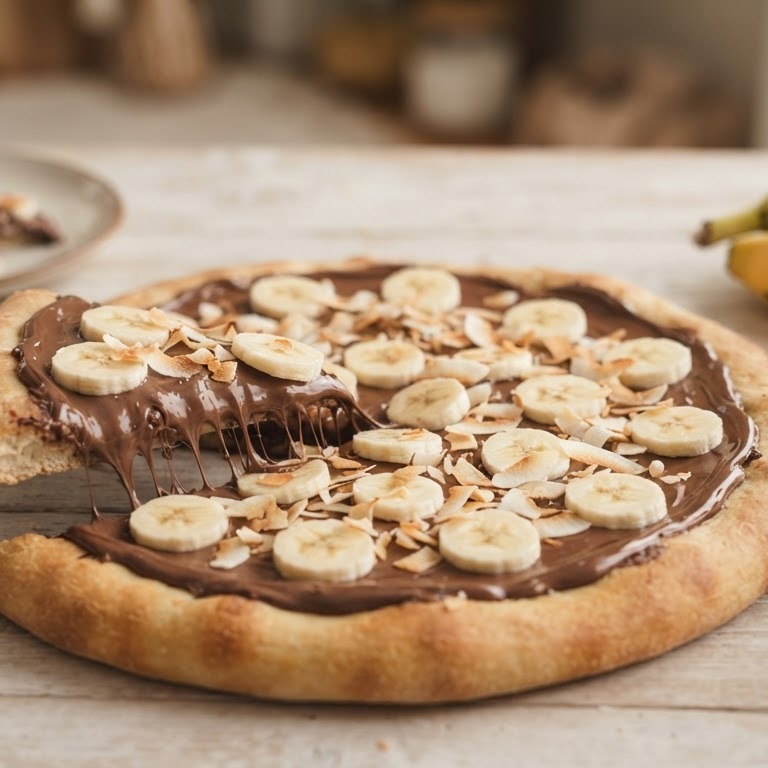 Nutella pizza recept