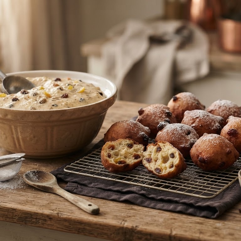 Oliebollendeeg naar grootmoeders recept recept