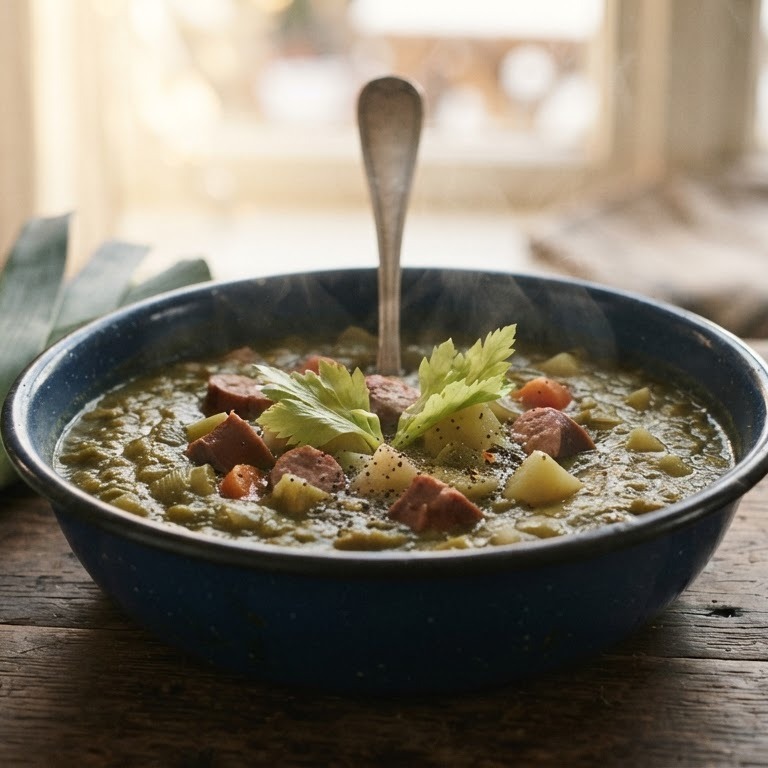Oma Minie's erwtensoep recept